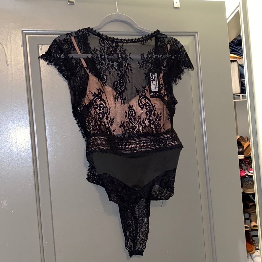 NWT Nasty Gal black bodysuit